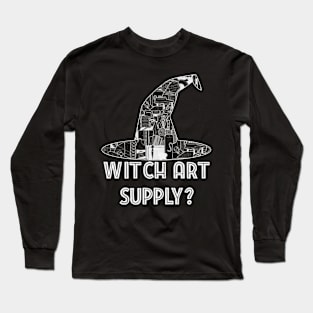 Witch Hat Art Supply Long Sleeve T-Shirt